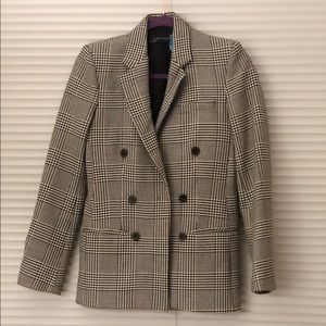 Zara Plaid Blazer size XS fits like S